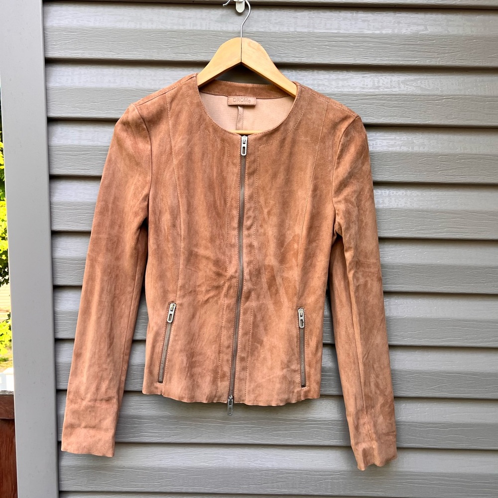 Drome Jacket Biker Camel Brown women Medium